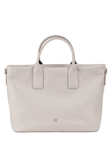 DUDU Handtasche pearl grey