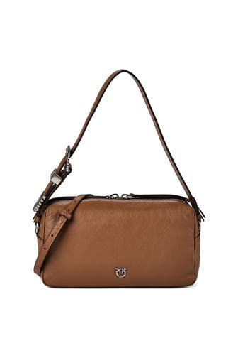 PINKO Umhängetasche marrone - leone-old silver