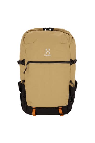 HAGLÖFS Rucksack cinnamon brown - true black