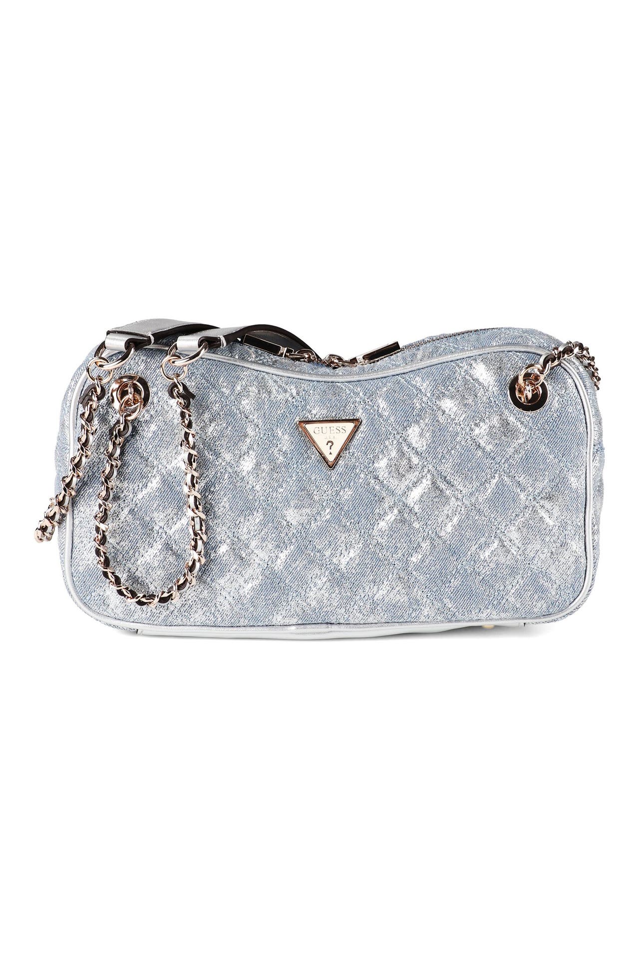 GUESS Handtasche metallic denim, Bild 1