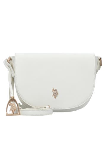 U.S. POLO ASSN. Umhängetasche off white