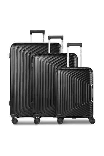 REDOLZ Koffer black metallic