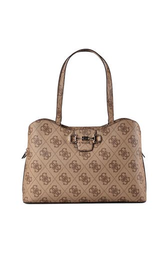 GUESS Handtasche latte logo