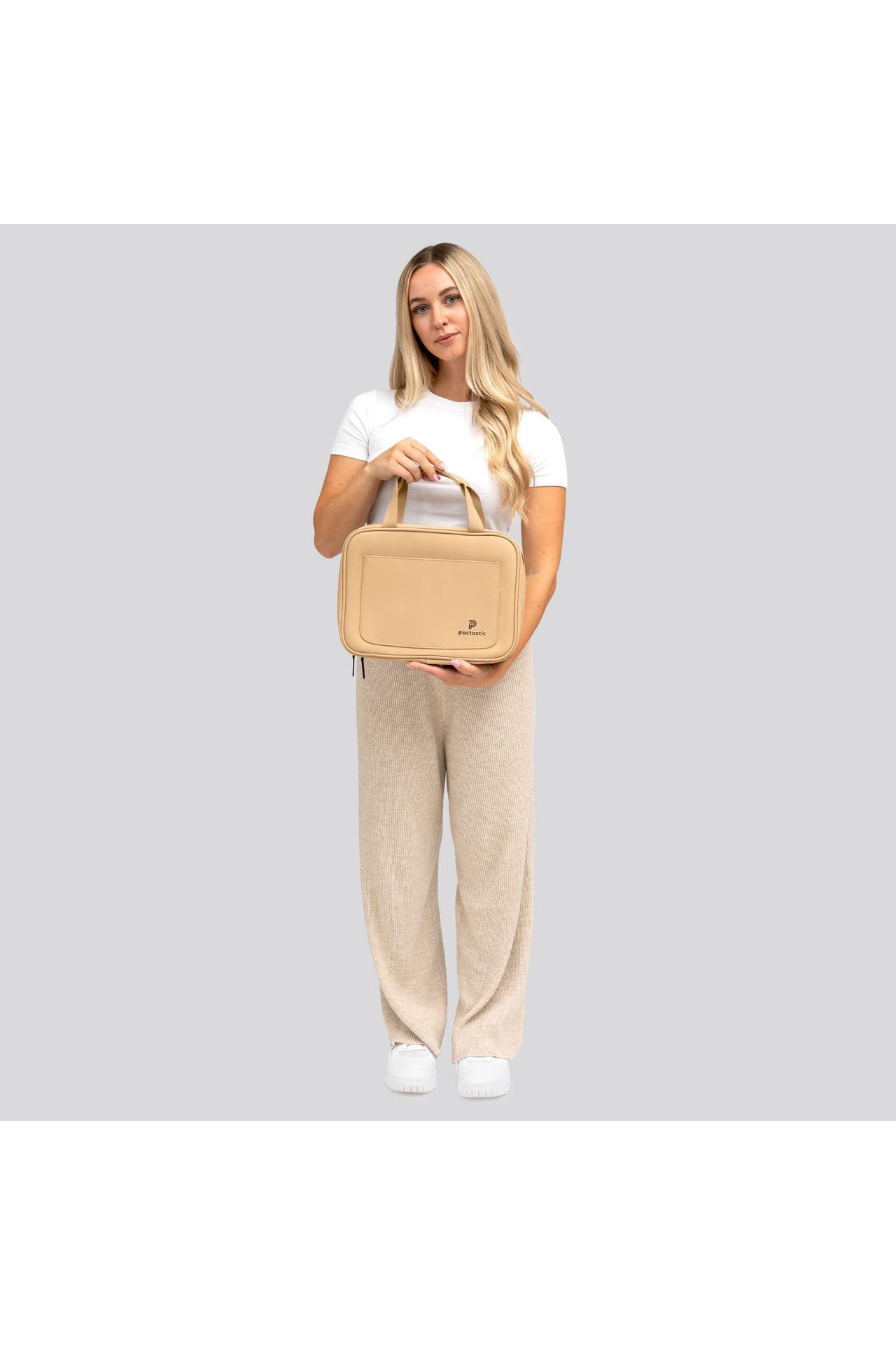 PACTASTIC Kulturbeutel beige, Bild 1