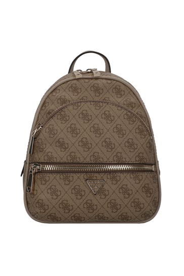 GUESS Rucksack latte logo