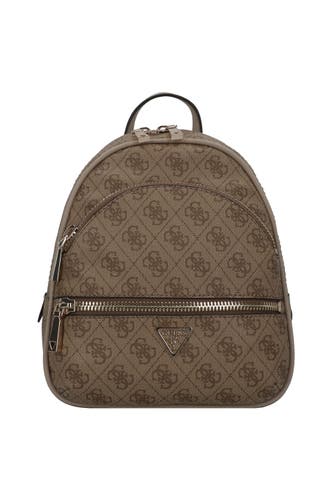 GUESS Rucksack latte logo