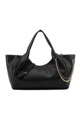 SEIDENFELT Handtasche black