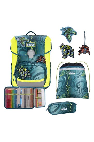 SCOUT Neo Schulranzen-Set 4-teilig