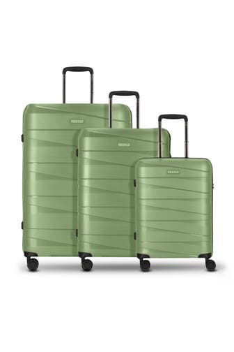 REDOLZ Koffer green-metallic