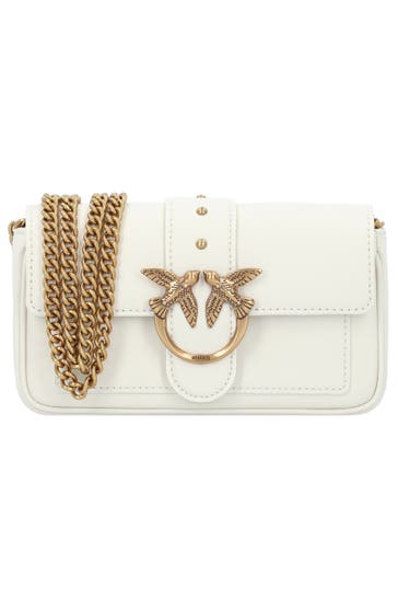 PINKO Umhängetasche white