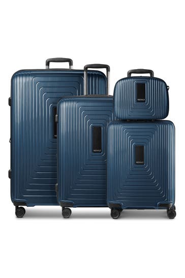 REDOLZ Koffer dark blue metallic