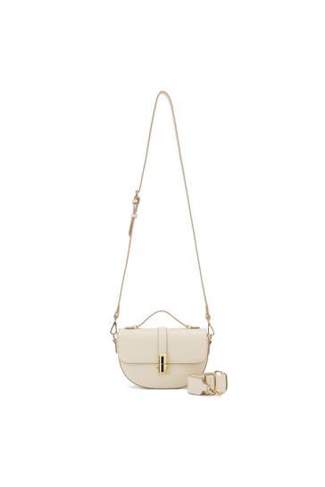 SEIDENFELT Handtasche cream