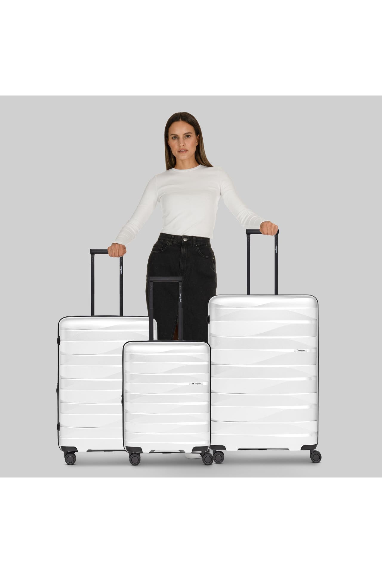 BERGPFEIL Kofferset ice white metallic, Bild 1