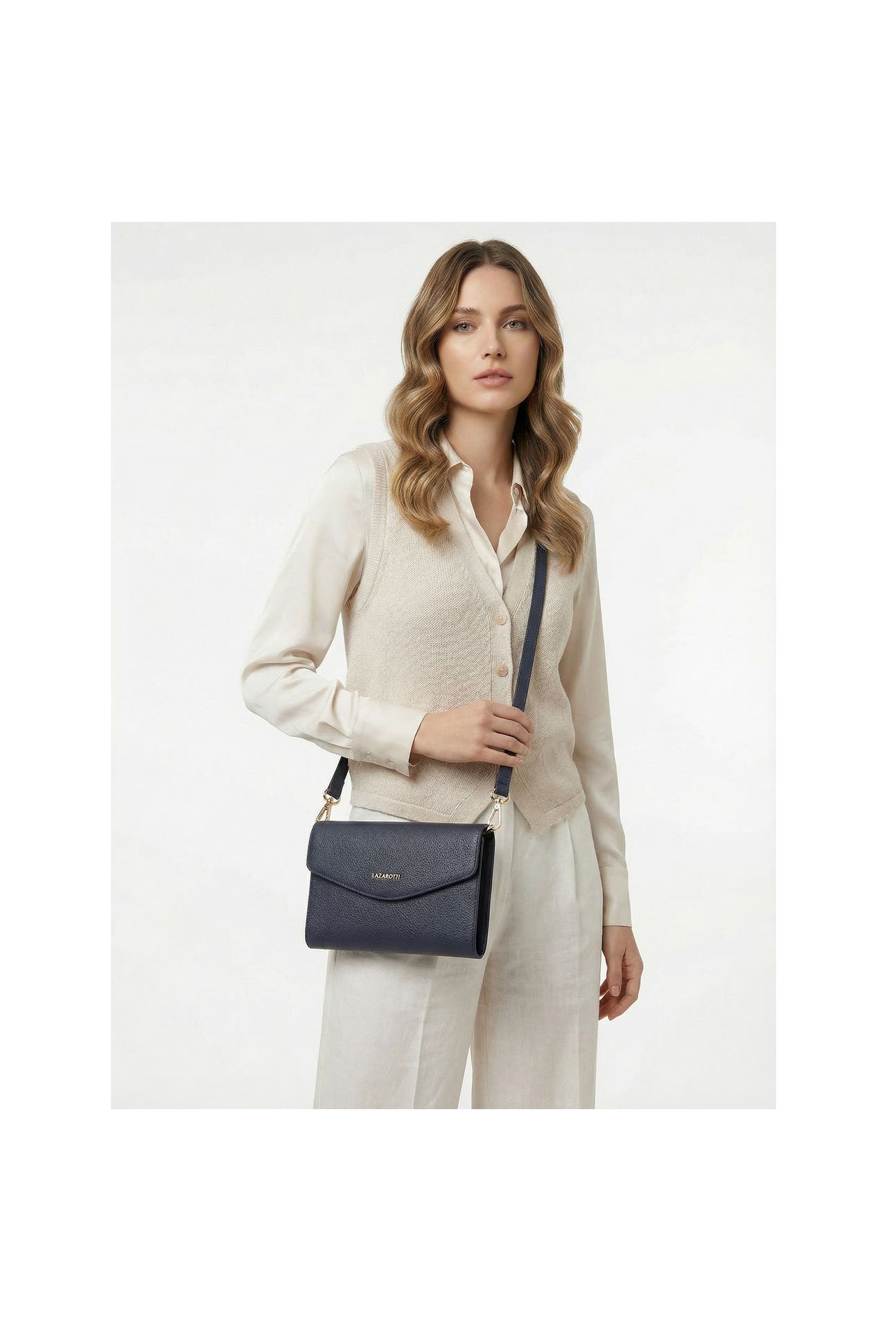LAZAROTTI Handtasche navy, Bild 1