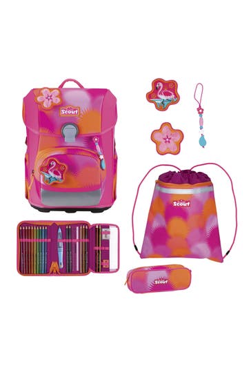 SCOUT Neo Schulranzen-Set 4-teilig