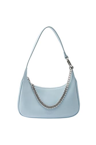 SEIDENFELT Handtasche ice blue