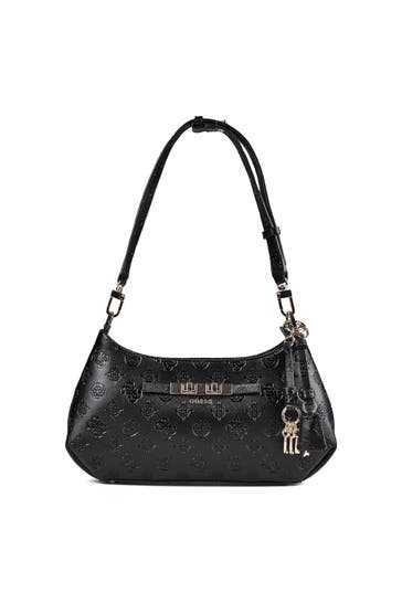 GUESS Handtasche black logo