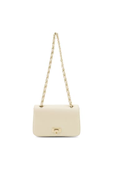 SEIDENFELT Umhängetasche milky white