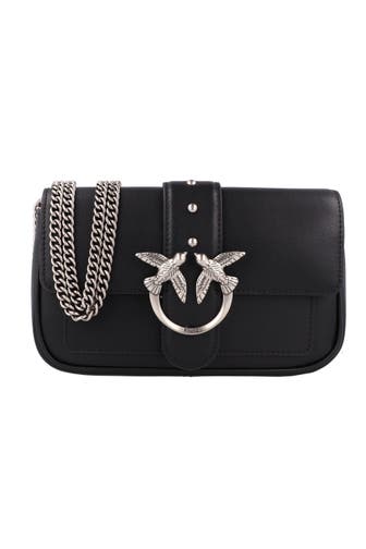 PINKO Umhängetasche nero-old silver