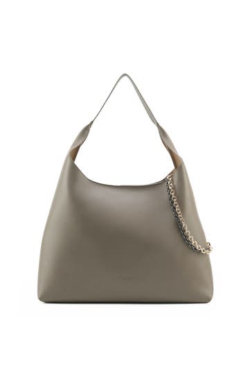 SEIDENFELT Handtasche grey