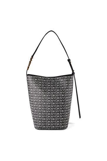 DKNY Handtasche black logo- black