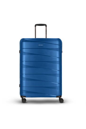 REDOLZ Koffer blue-metallic 3