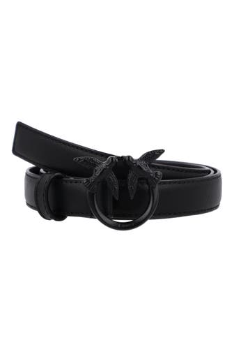 PINKO Gürtel nero limousine block color
