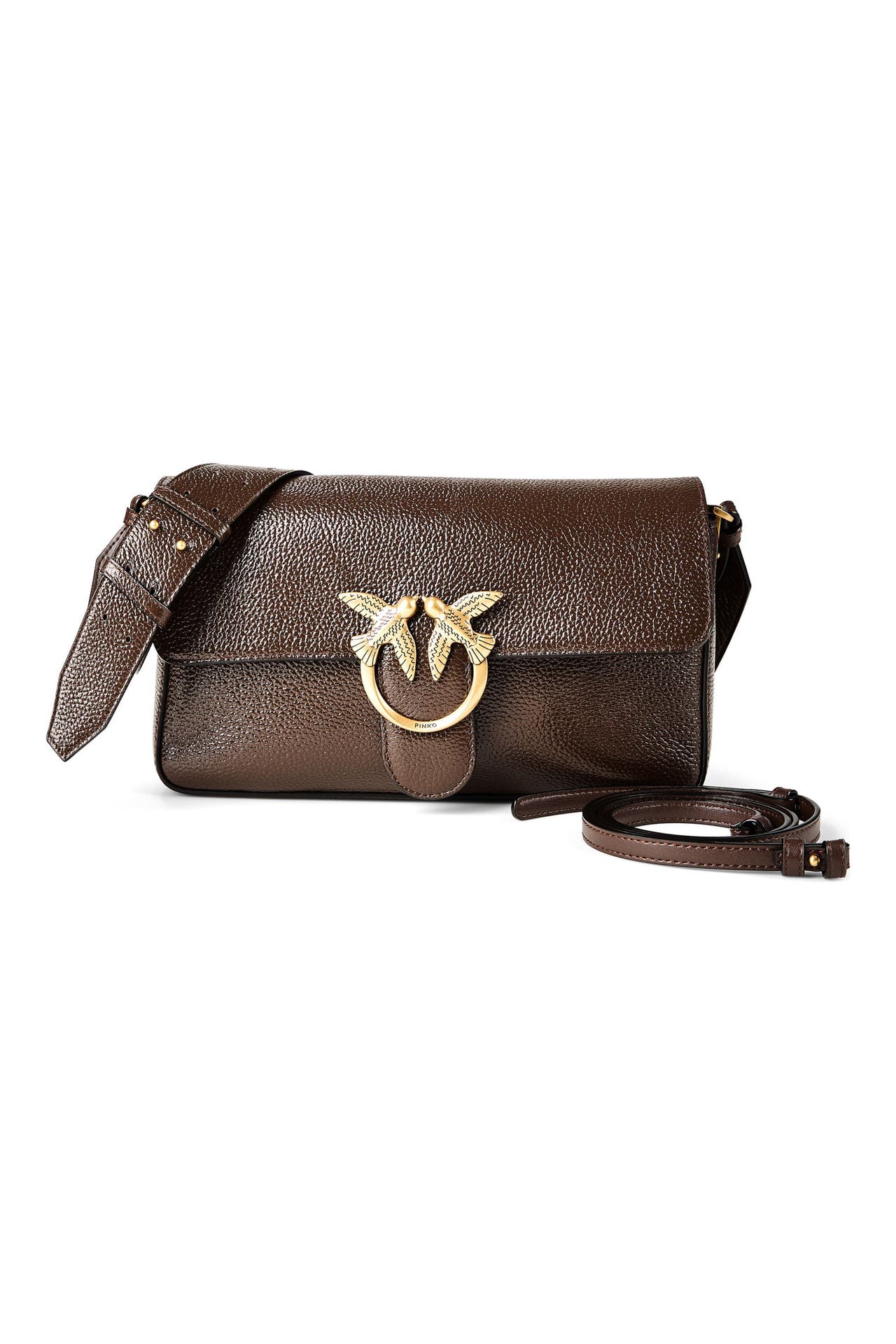 PINKO Umhängetasche marrone-chicco di caffe'-antiq, Bild 1
