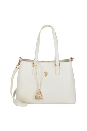 U.S. POLO ASSN. Handtasche off white