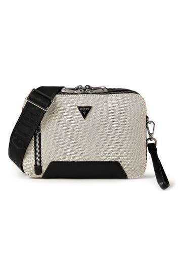 GUESS Umhängetasche black-white