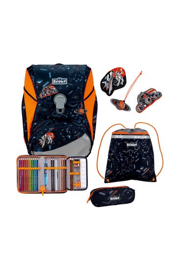 SCOUT Alpha Schulranzen-Set 4-teilig