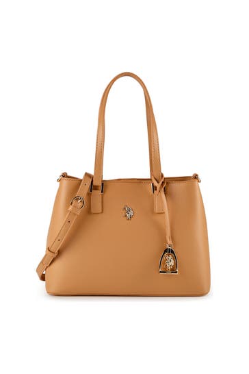 U.S. POLO ASSN. Handtasche camel