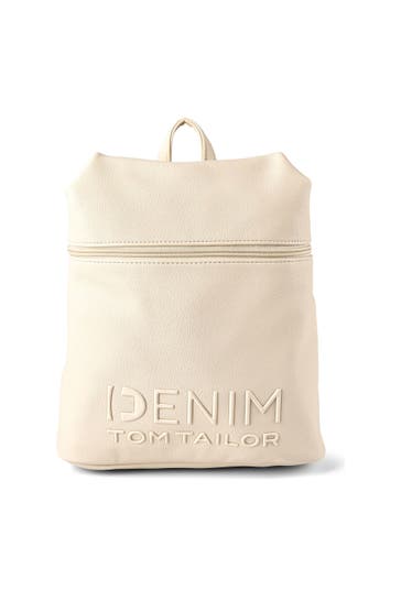 TOM TAILOR DENIM Rucksack off white