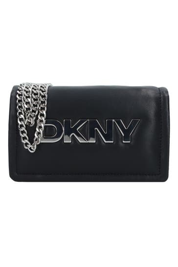 DKNY Handtasche black-silver