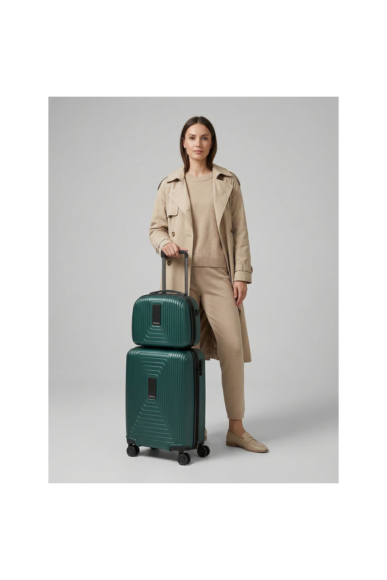 REDOLZ Koffer pearl-green metallic, Bild 1