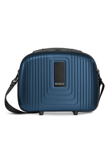 REDOLZ Kulturbeutel dark blue metallic