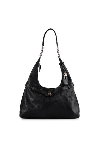 GUESS Handtasche black logo