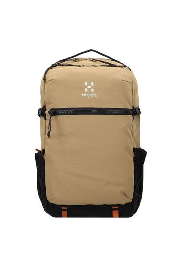 HAGLÖFS Rucksack cinnamon brown - true black
