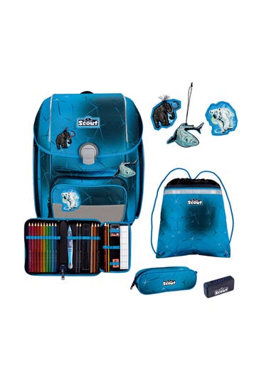 SCOUT Genius Exklusiv Safety Light Schulranzen-Set
