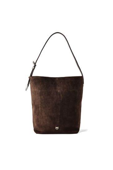 PINKO Handtasche marrone-chicco di caffe'-mix g