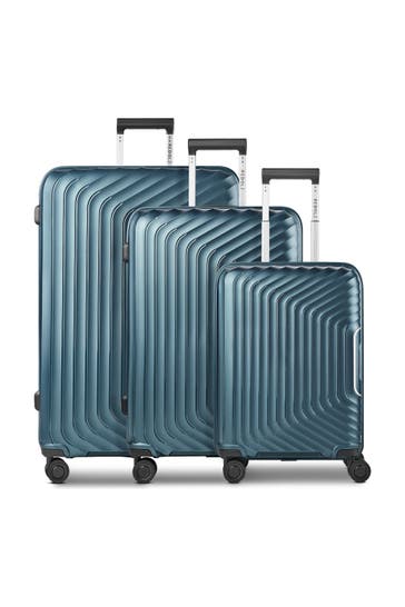 REDOLZ Koffer blue metallic