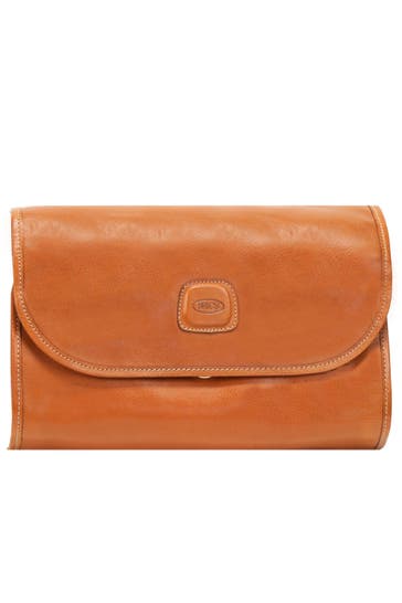 BRIC'S Kulturbeutel cognac