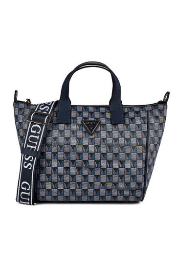GUESS Handtasche blue logo