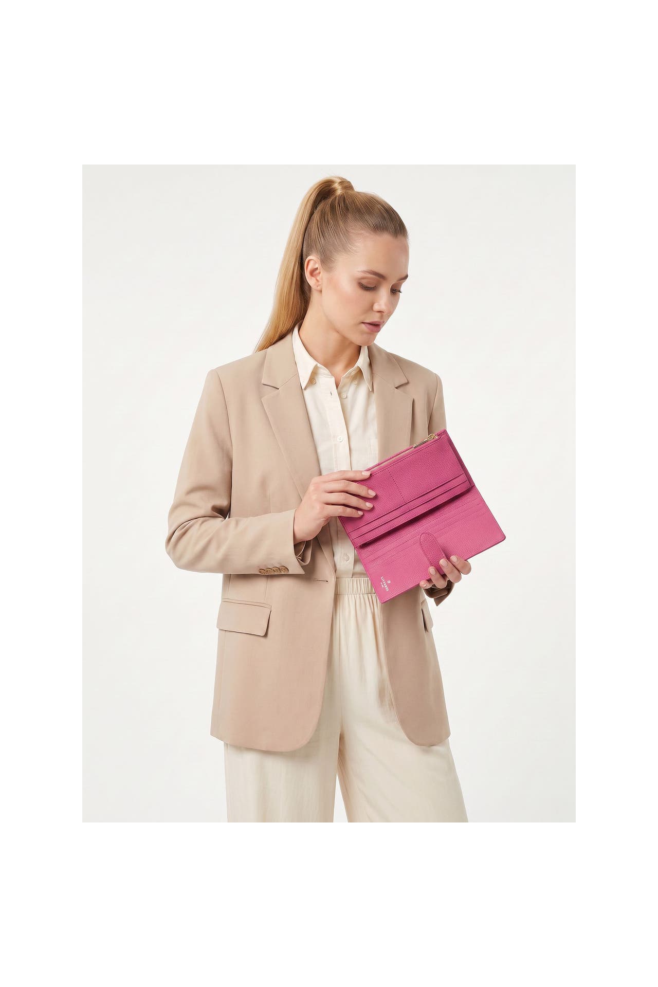 LAZAROTTI Geldbörse hot pink, Bild 1