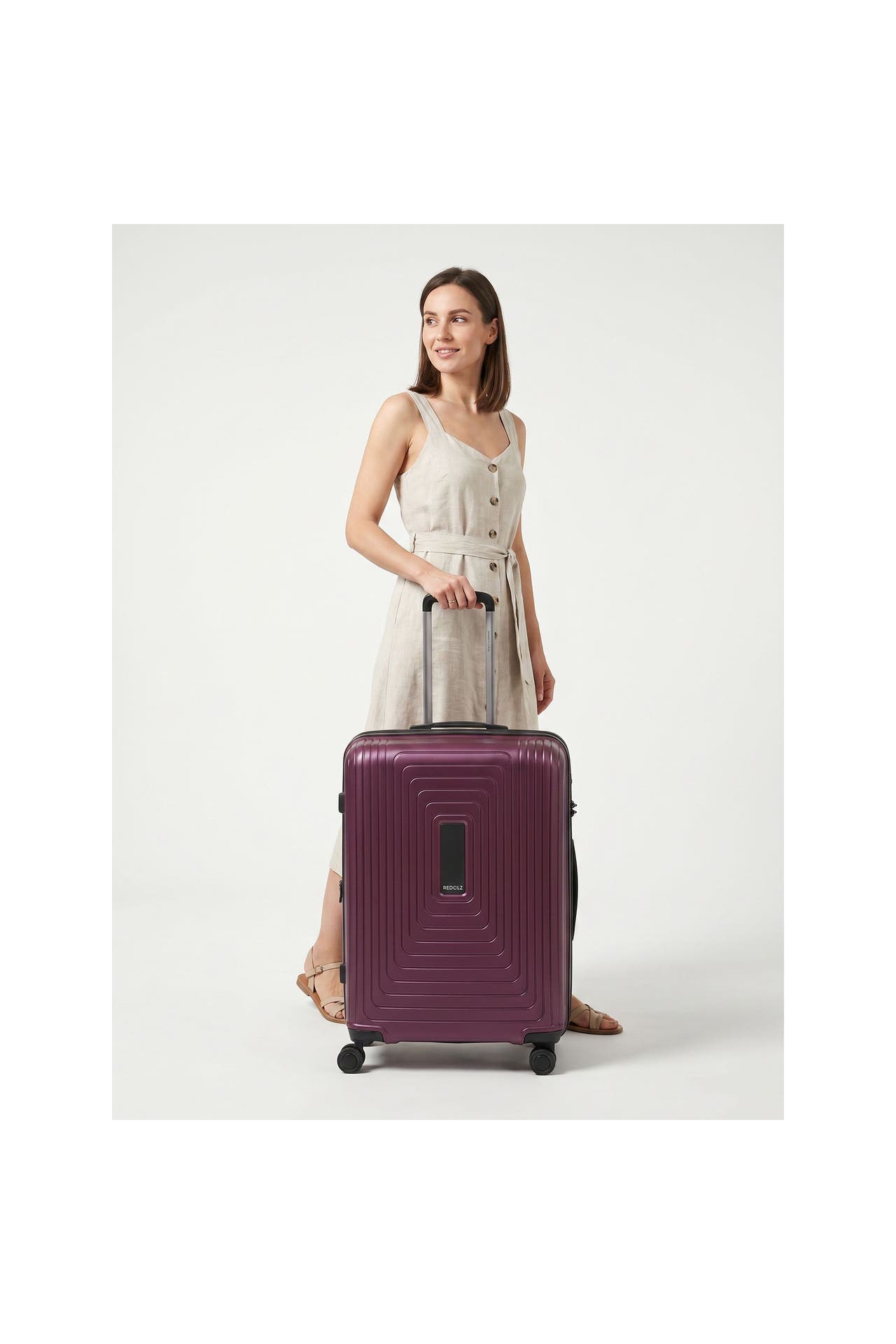 REDOLZ Koffer aubergine metallic, Bild 1