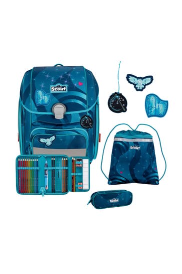 SCOUT Genius LED Schulranzen-Set 4tlg.