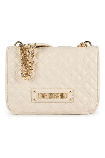 LOVE MOSCHINO Umhängetasche ivory