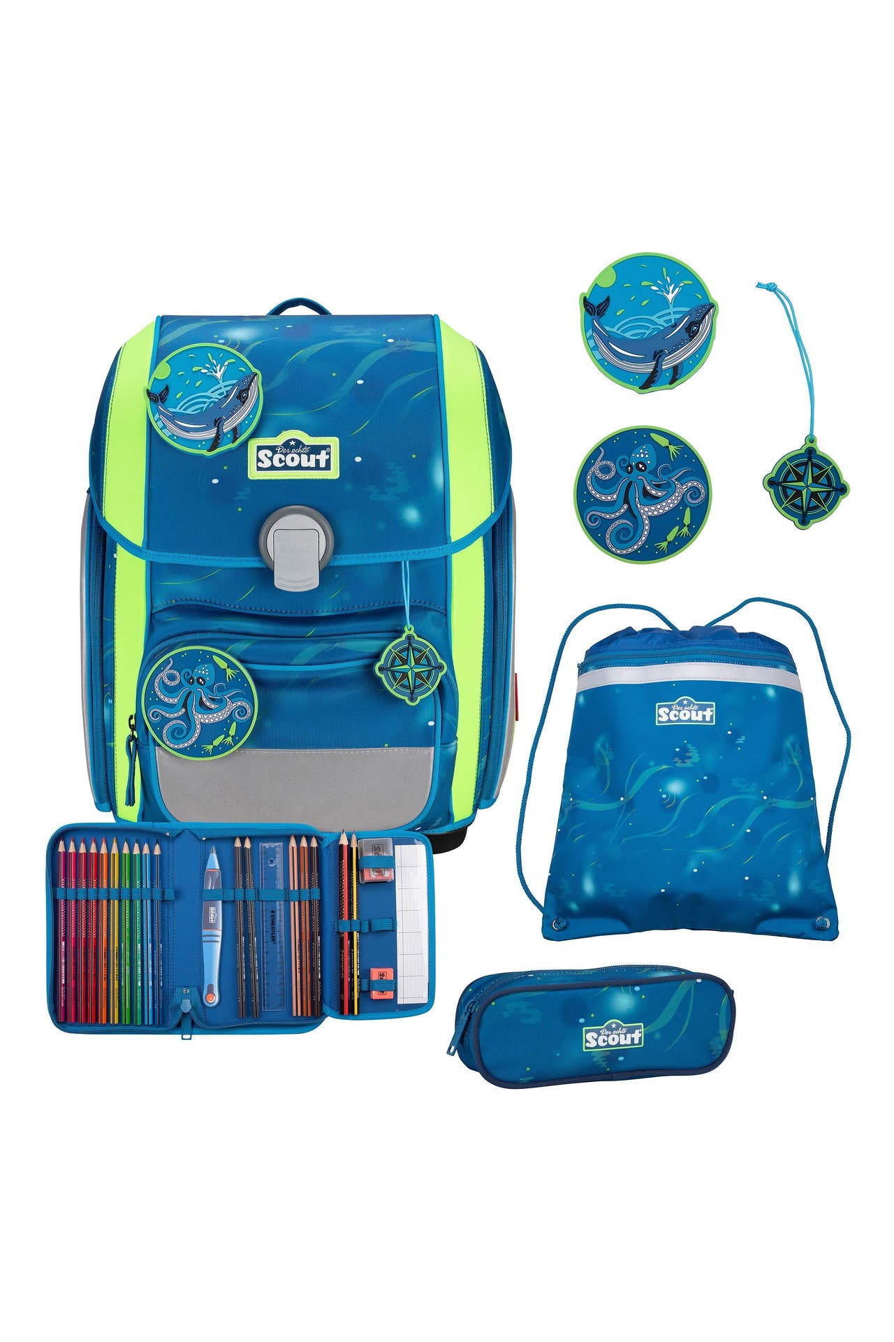SCOUT Genius Schulranzen-Set 4-teilig, Bild 1