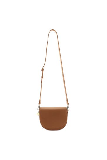 SEIDENFELT Handtasche toffee