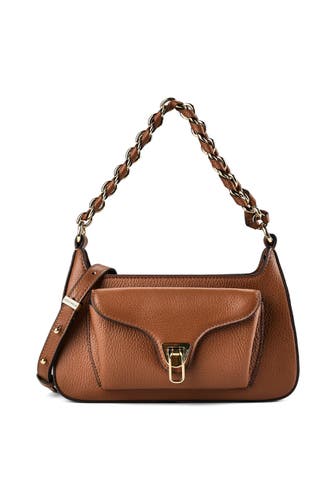 COCCINELLE Handtasche cognac